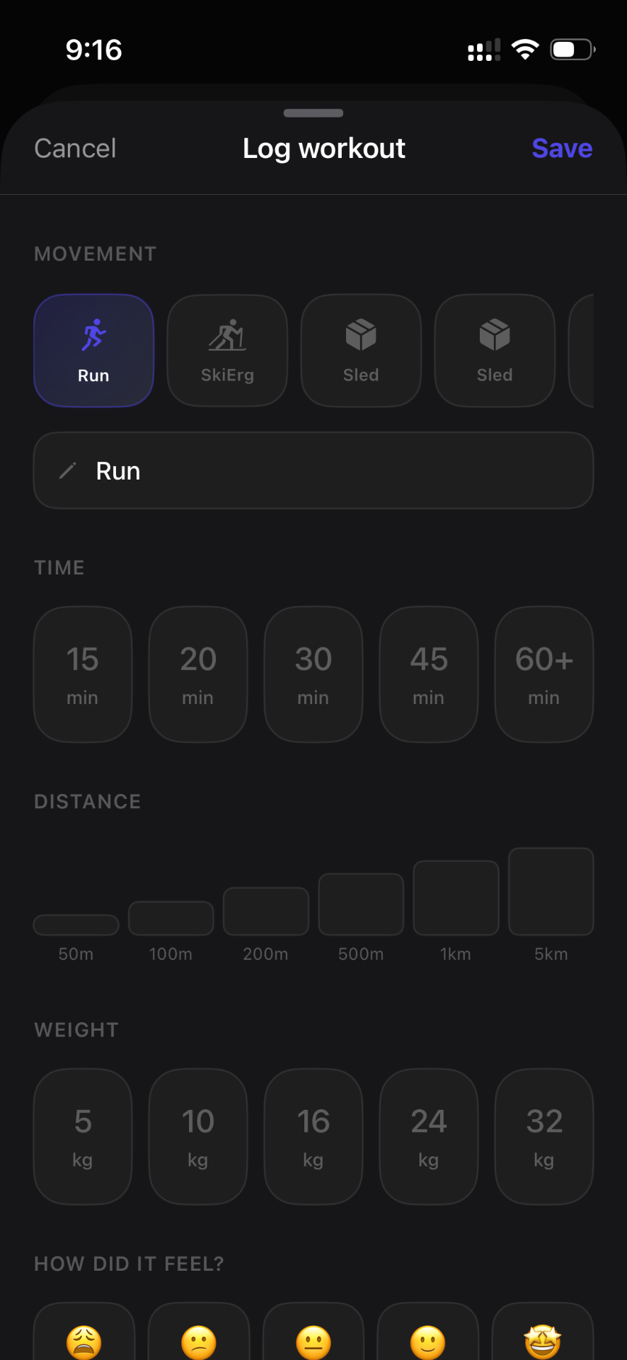 RoxPath workout logging