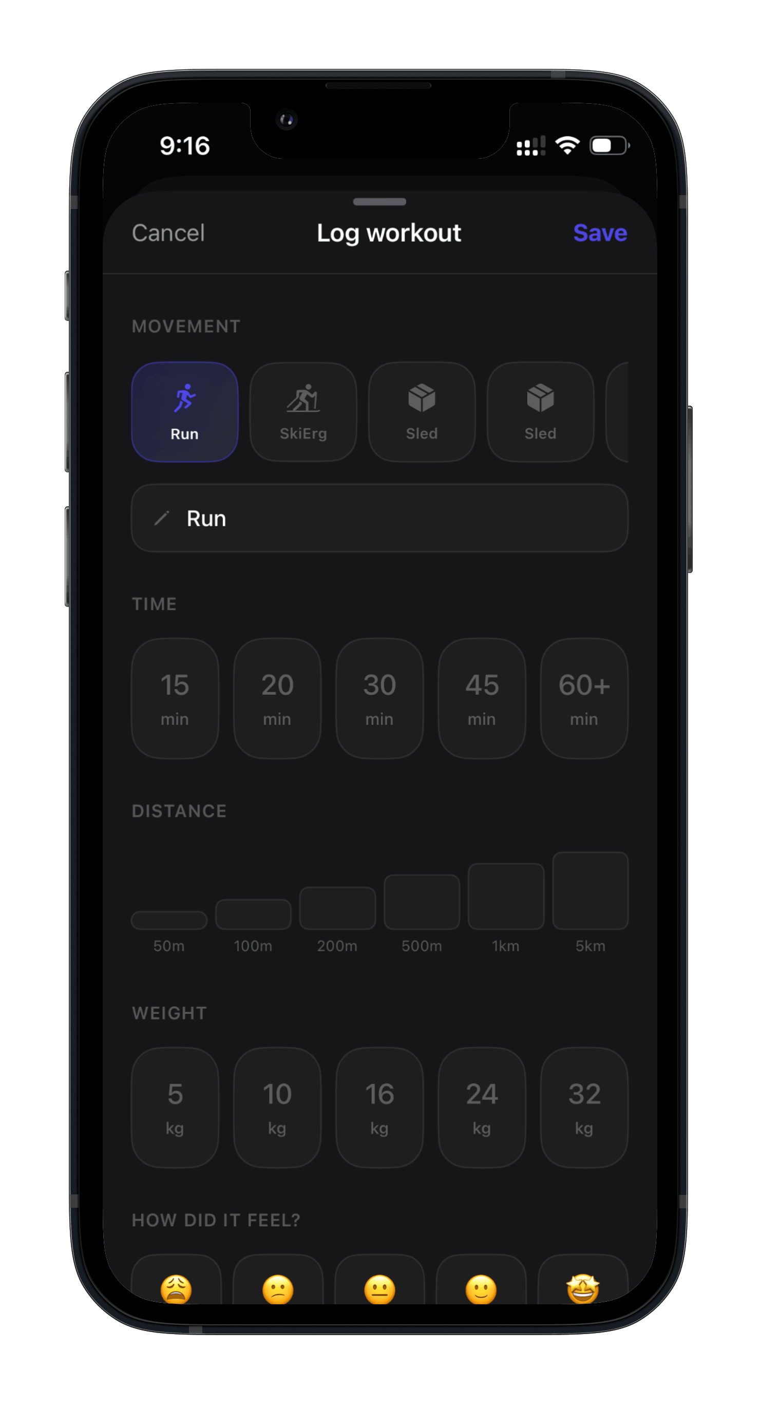 RoxPath workout logging
