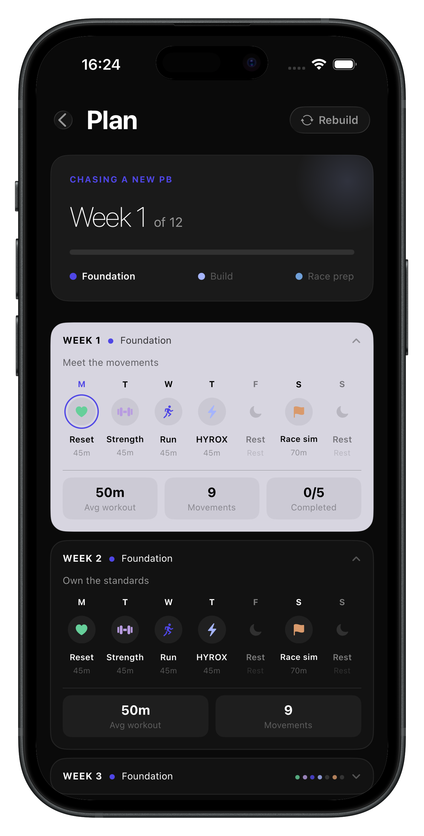 8-week HYROX plan, adapted to your gym and level